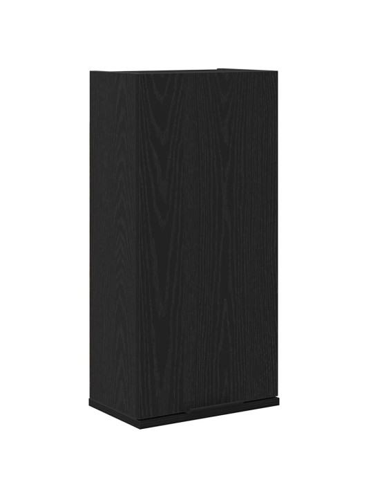 Nástěnná skříňka černý dub 32x20x67 cm kompozitní dřevo