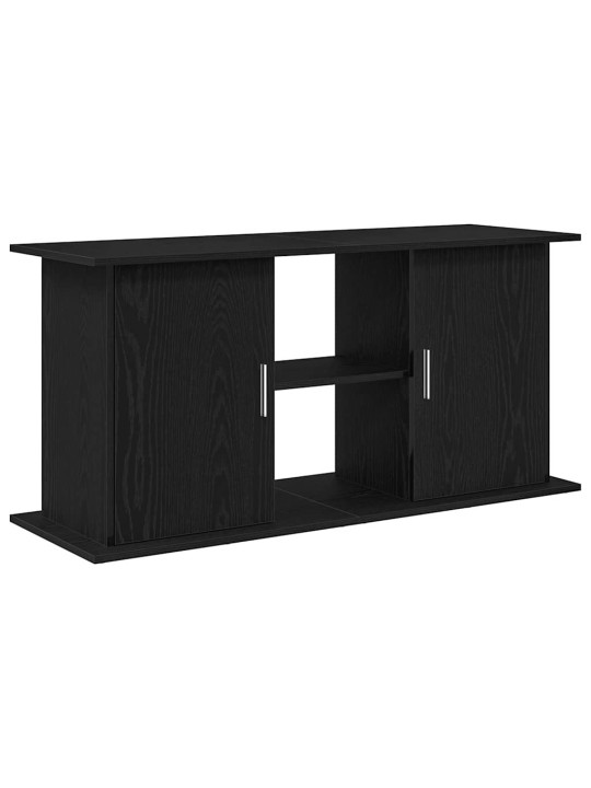 Stojan na akvárium černý dub 121x41x58 cm dřevěná konstrukce