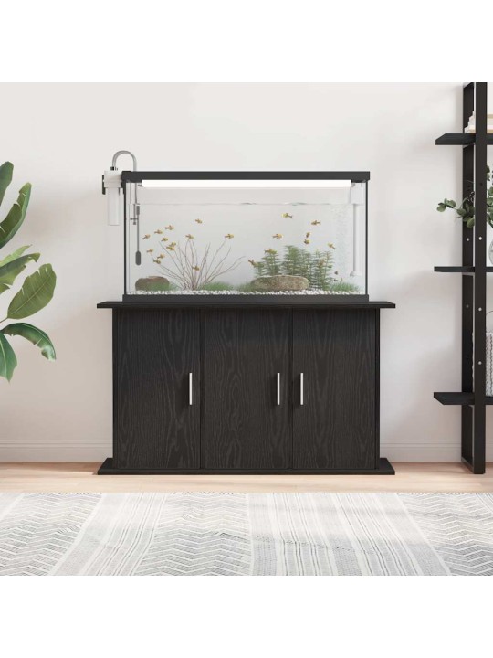 Stojan na akvárium dub černý 101x41x58 cm dřevěná konstrukce