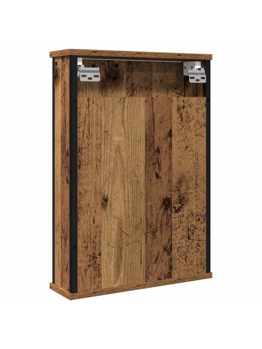 Koupelnová skříňka se zrcadlem old wood 42x12x60 cm kompozit