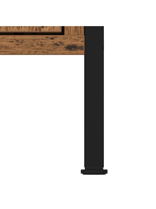 Koupelnová skříňka s umyvadlem staré dřevo 60x30x60 cm kompozit