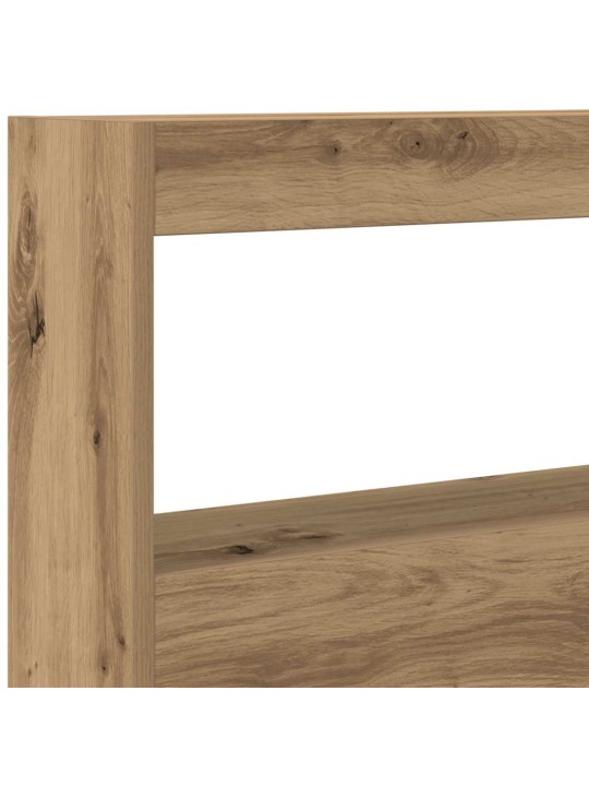 Čelní skříň s led artisan dub 100x17x102 cm