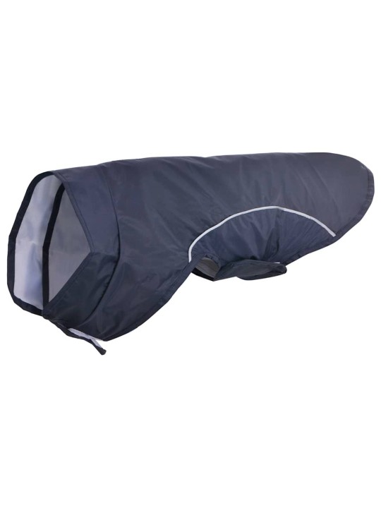 Pláštěnka pro psy s reflexními proužky polyester modrá xxs