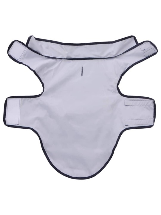Pláštěnka pro psy s reflexními proužky polyester modrá xxs