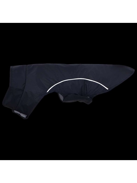 Pláštěnka pro psy s reflexními proužky polyester modrá xxs
