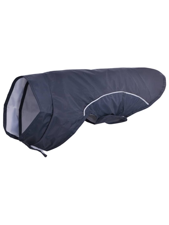 Pláštěnka pro psy s reflexními proužky polyester modrá m