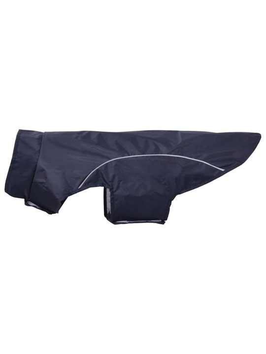 Pláštěnka pro psy s reflexními proužky polyester modrá l
