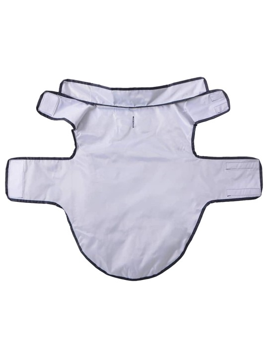 Pláštěnka pro psy s reflexními proužky polyester modrá xl