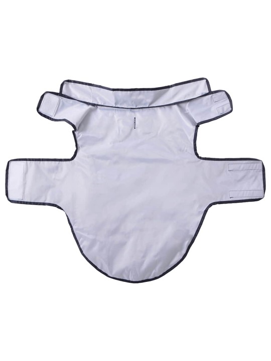 Pláštěnka pro psy s reflexními proužky polyester modrá 2xl