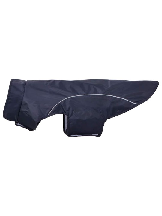 Pláštěnka pro psy s reflexními proužky polyester modrá 2xl