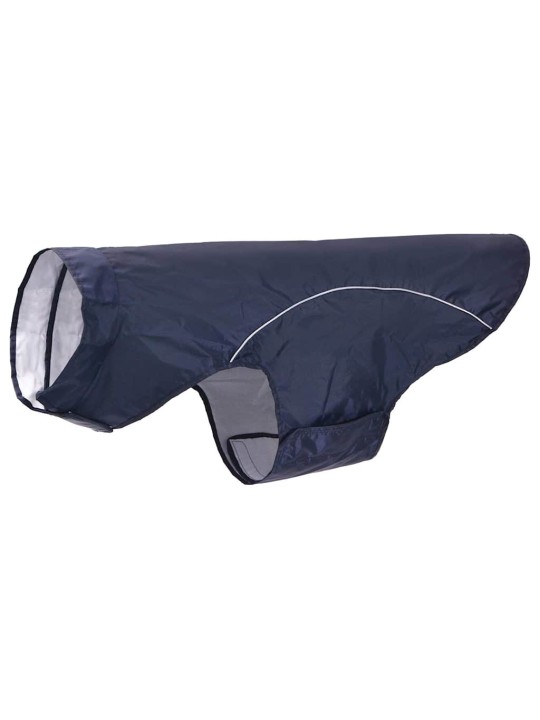 Pláštěnka pro psy s reflexními proužky polyester modrá 3xl