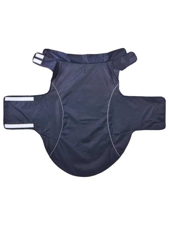 Pláštěnka pro psy s reflexními proužky polyester modrá 4xl