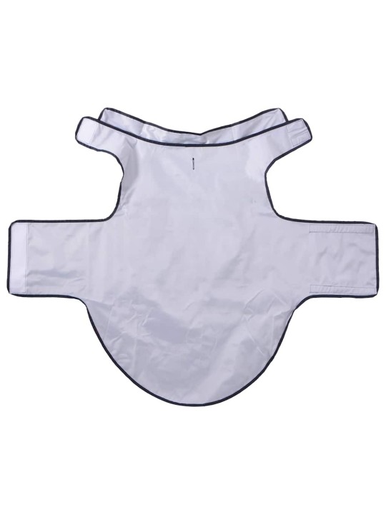 Pláštěnka pro psy s reflexními proužky polyester modrá 4xl