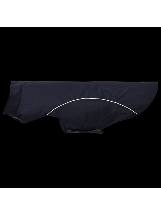 Pláštěnka pro psy s reflexními proužky polyester modrá 4xl