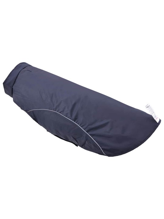 Pláštěnka pro psy s reflexními proužky polyester modrá 4xl