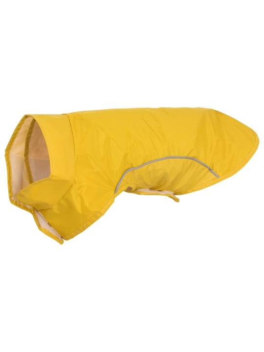 Pláštěnka pro psy s reflexními proužky polyester žlutá xxs