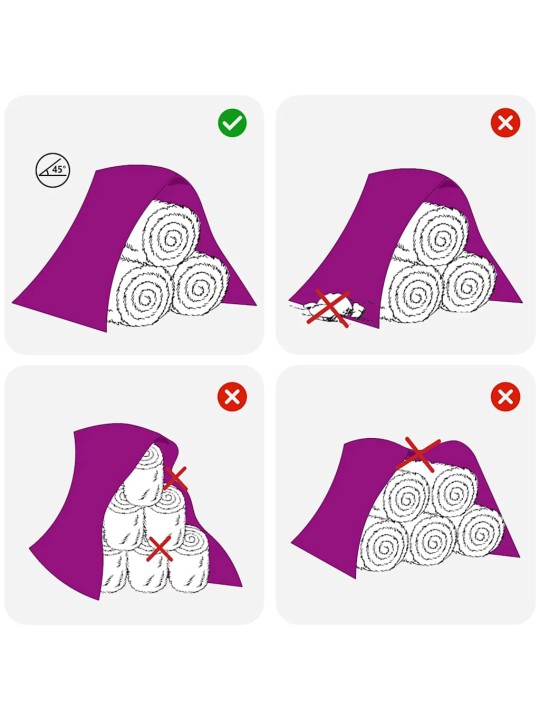 Plachta na seno 9,8x12,5 m 140 g/m² polypropylen