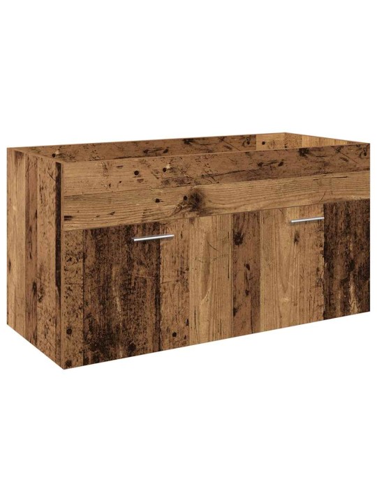 3dílná koupelnová sestava old wood kompozitní dřevo