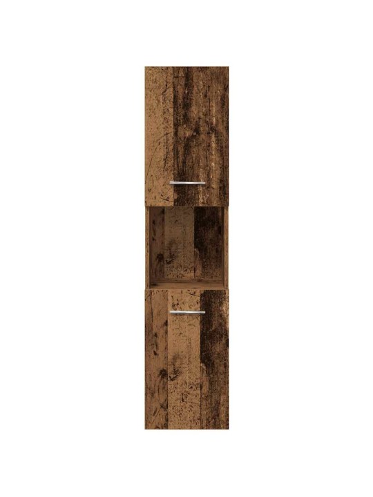 4dílná koupelnová sestava old wood kompozitní dřevo