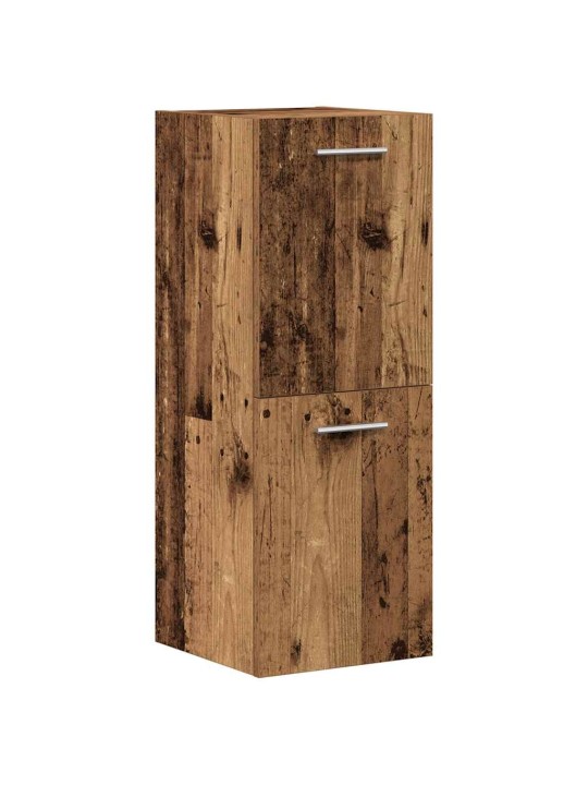 4dílná koupelnová sestava old wood kompozitní dřevo