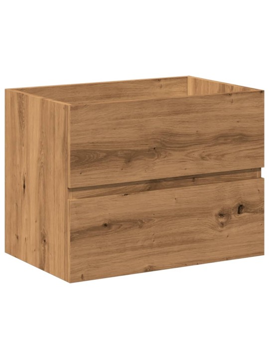 Skříňka se zápustným umyvadlem dub artisan