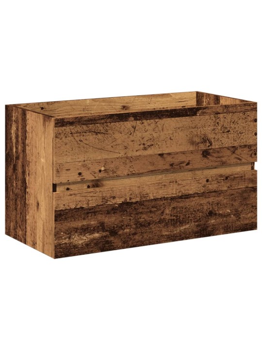 Skříňka se zápustným umyvadlem old wood