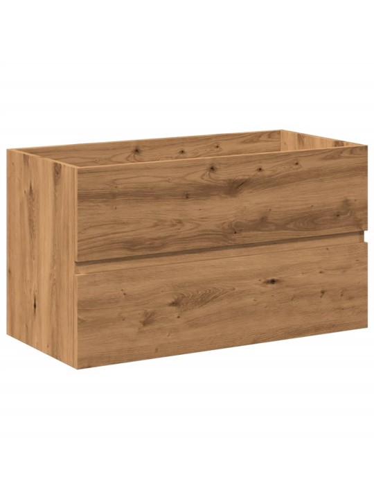 Skříňka se zápustným umyvadlem dub artisan
