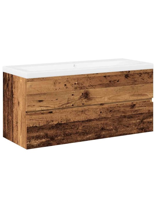 Skříňka se zápustným umyvadlem old wood