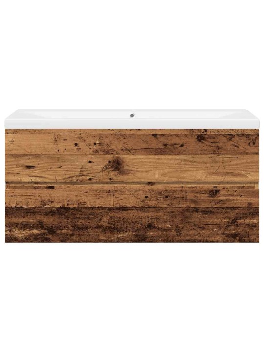 Skříňka se zápustným umyvadlem old wood