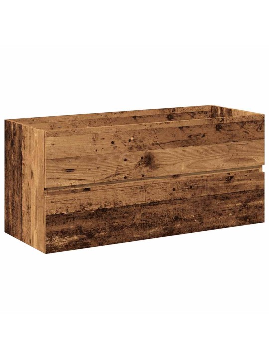Skříňka se zápustným umyvadlem old wood