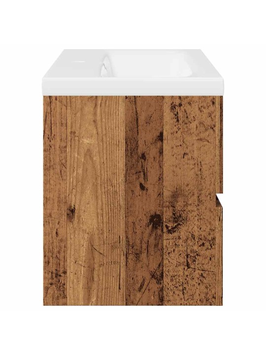 Skříňka se zápustným umyvadlem old wood