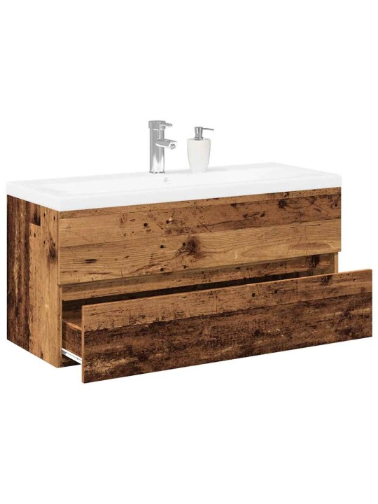 Skříňka se zápustným umyvadlem old wood