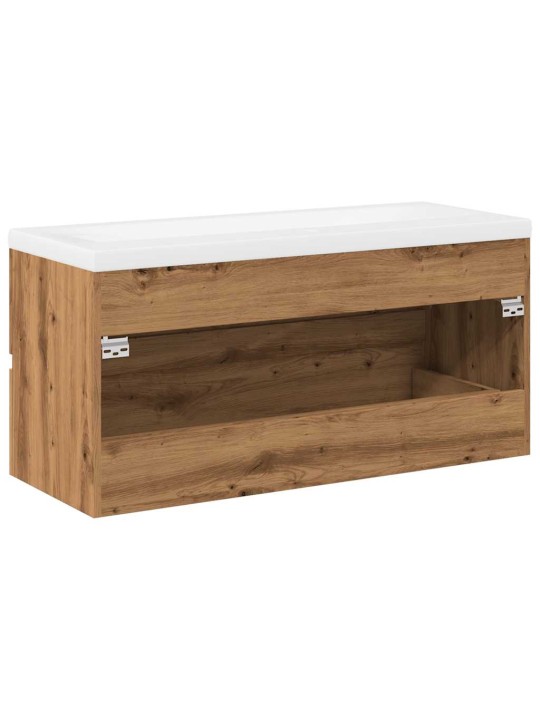 Skříňka se zápustným umyvadlem dub artisan
