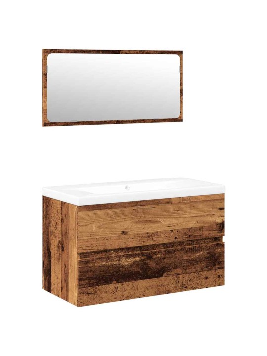 Koupelnová sestava old wood kompozitní dřevo