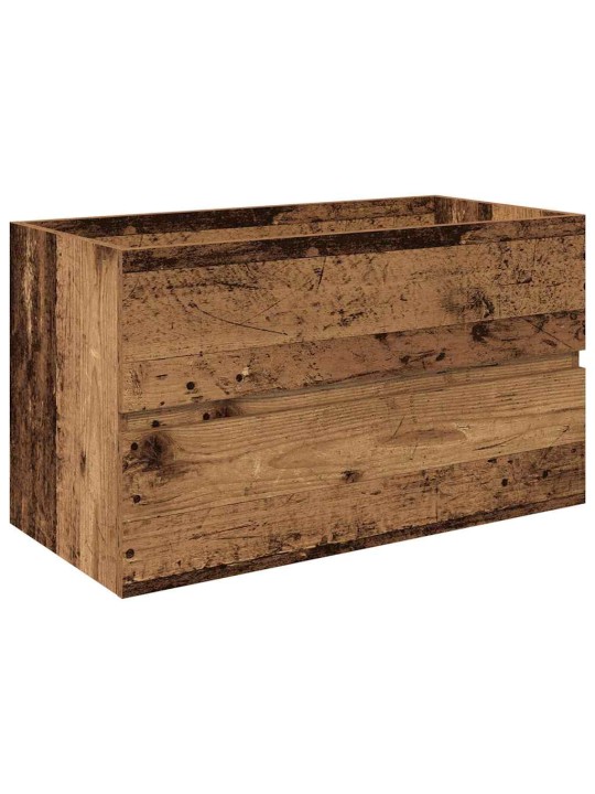 3dílná koupelnová sestava old wood kompozitní dřevo