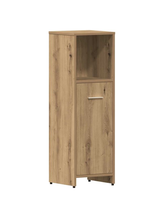 4dílná koupelnová sestava dub artisan kompozitní dřevo