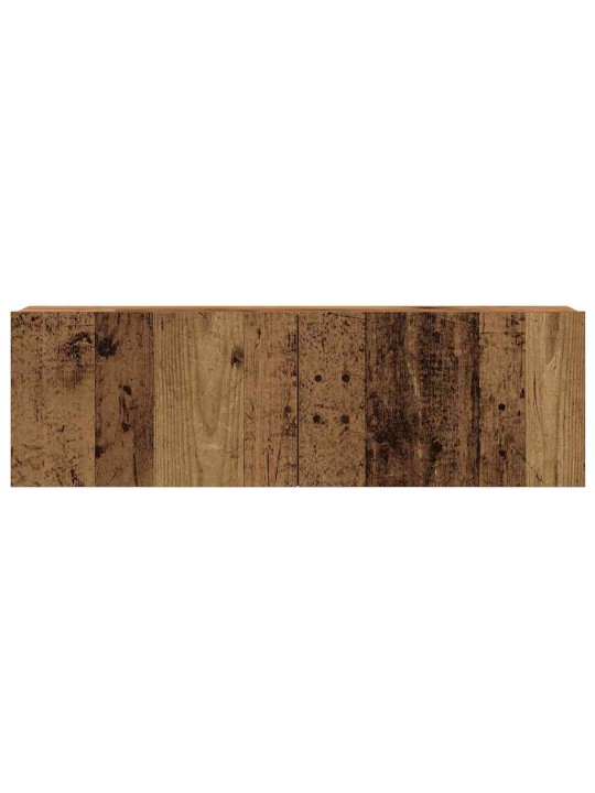 Nástěnné tv skříňky 6 ks old wood kompozitní