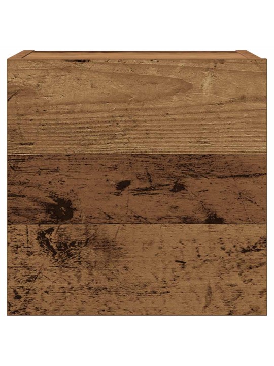 Nástěnné tv skříňky 6 ks old wood kompozitní