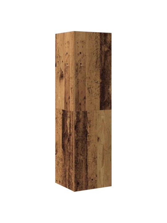 Nástěnné tv skříňky 6 ks old wood kompozitní
