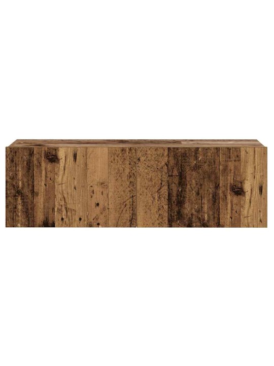 Nástěnné tv skříňky 6 ks old wood kompozitní