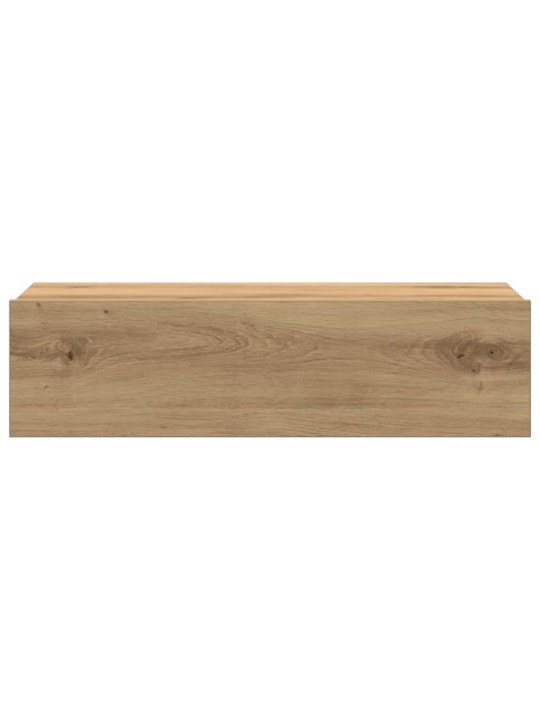 Noční stolek dub artisan 60x35 cm kompozitní dřevo