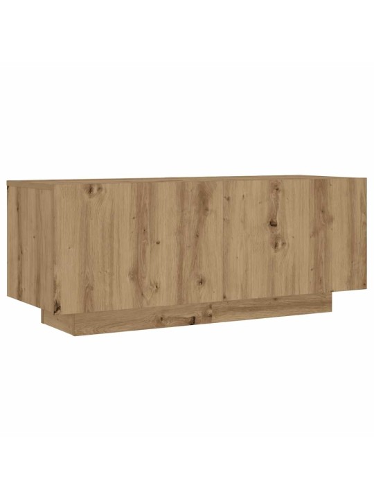 Tv stolek s led dub artisan 180x35x40 cm kompozitní dřevo