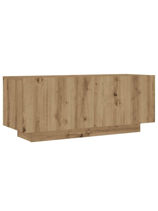 Noční stolek dub artisan 100x35x40 cm kompozitní dřevo
