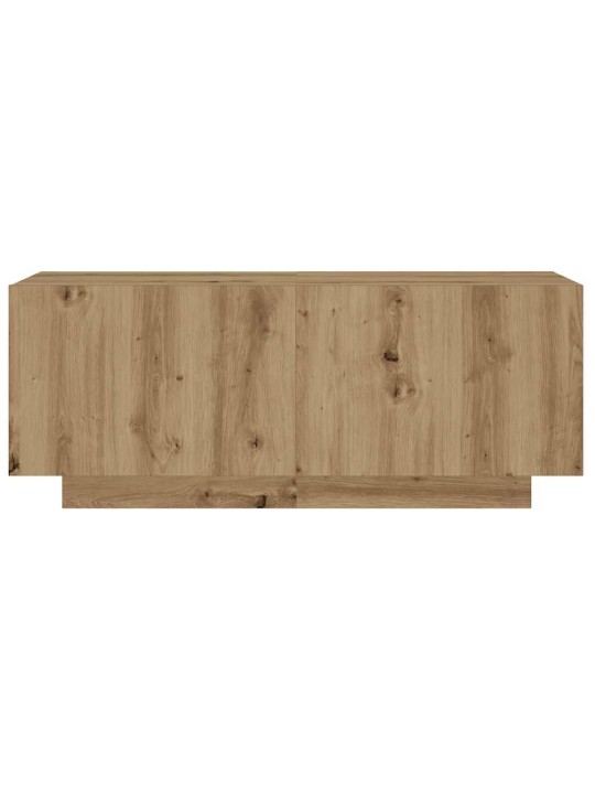 Noční stolek dub artisan 100x35x40 cm kompozitní dřevo