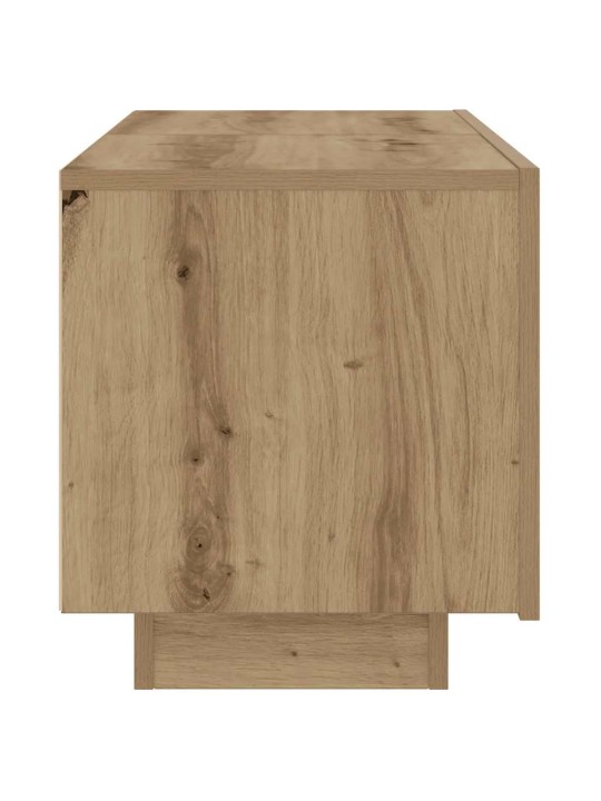 Noční stolek dub artisan 100x35x40 cm kompozitní dřevo