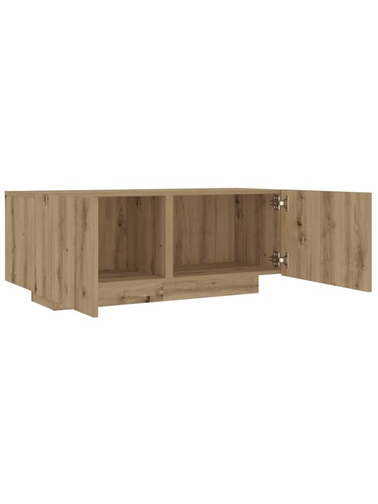 Noční stolek dub artisan 100x35x40 cm kompozitní dřevo