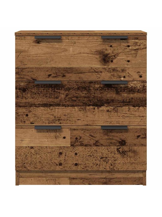 Příborníky 3 ks old wood 60 x 30 x 70 cm kompozitní dřevo