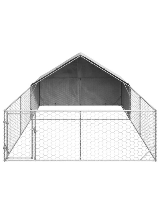 Venkovní psí kotec s výběhem 6x3x1,9 m pozinkovaná ocel