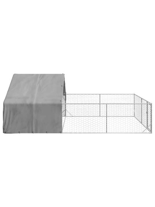 Venkovní psí kotec s výběhem 6x3x1,9 m pozinkovaná ocel