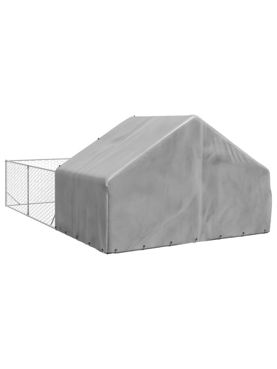 Venkovní psí kotec s výběhem 6x3x1,9 m pozinkovaná ocel